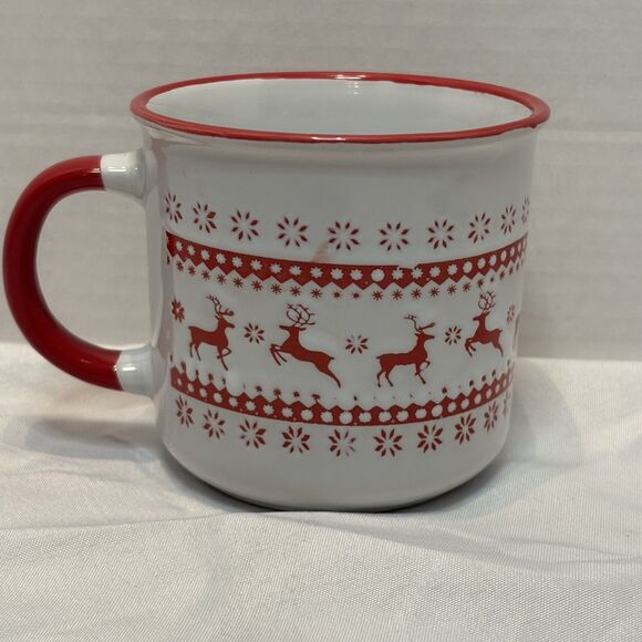Christmas Mug By MSRF Design Studio 3.95” Tall - Picture 1 of 6